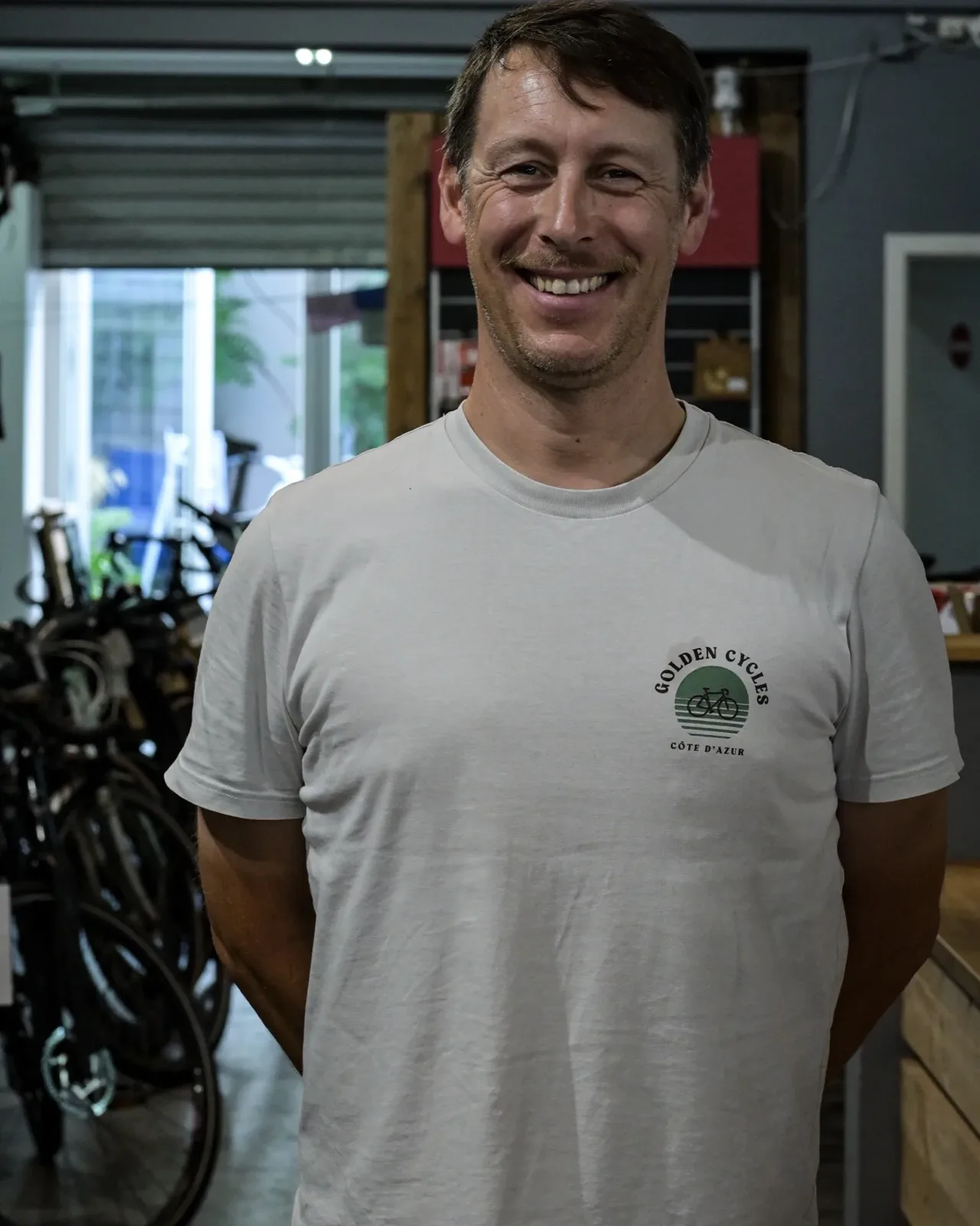 Martin, Inhaber von Tri Shop Saar in Saarbrücken
