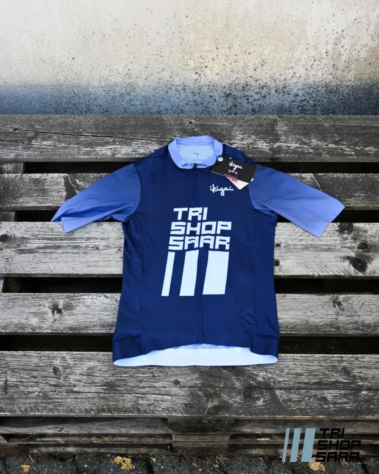 Tri Shop Saar Trikot, Vorderseite flach ausgelegt